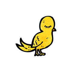 cartoon yellow bird