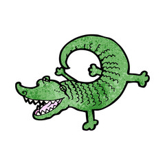 cartoon crocodile