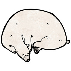 cartoon polar bear