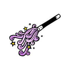 magic wand casting spell