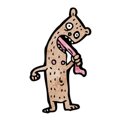 funny cartoon bear