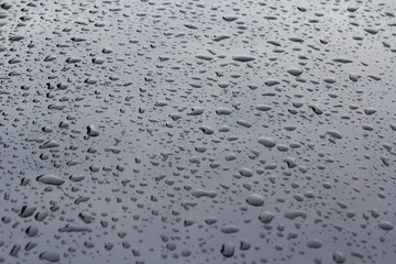 water drops on black background