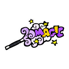 cartoon magic wand