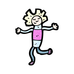 cartoon dancing doll