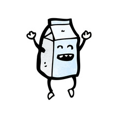 cartoon milk carton