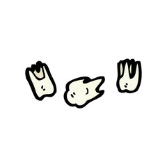 Obraz premium cartoon teeth