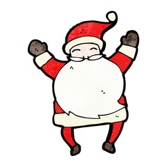 cartoon santa claus