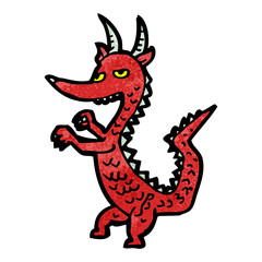 cartoon little dragon