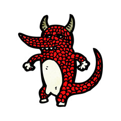 cartoon little monster