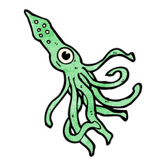 cartoon octopus