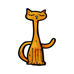 cartoon ginger cat