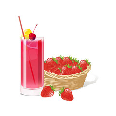 Strawberry  juice