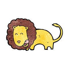 cartoon lion