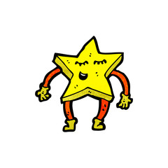 cartoon star character