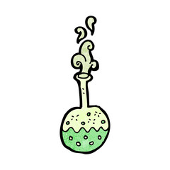 cartoon science experiment