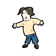 cartoon dancing man