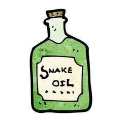 cartoon snake oil