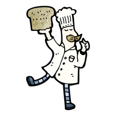 cartoon baker