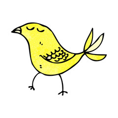 cartoon yellow bird