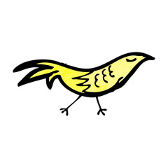 cartoon yellow bird
