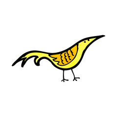 cartoon yellow bird