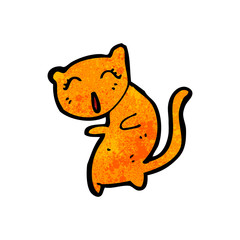 funny cartoon cat
