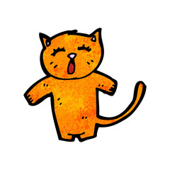 funny cartoon cat
