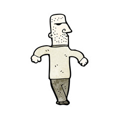 cartoon violent man