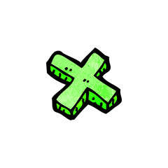 cartoon multiplication symbol