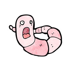 cartoon worm
