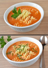 zupa pomidorowa z makaronem