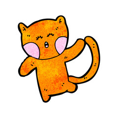 funny cartoon cat