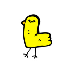 cartoon bird