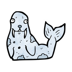 cartoon walrus
