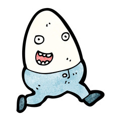 egg cartoon character