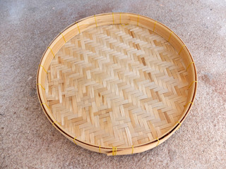 Thai threshing basket  in thai kitchen