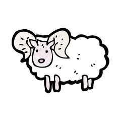 cartoon sheep