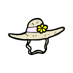 cartoon summer hat