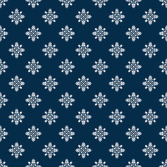 Ornamental floral wallpaper