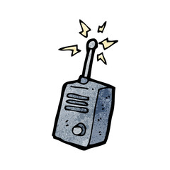 cartoon walkie talkie