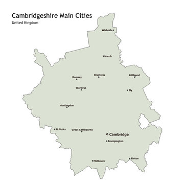 Cambridgeshire Main Cities