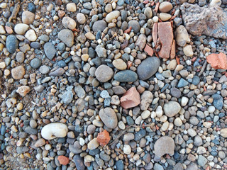 Soil Gravel, Brickbat, Stone Texture Background