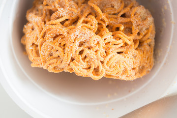 Instant noodle in the cup