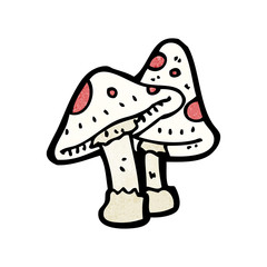 cartoon toadstool