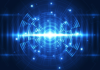 vector digital wave technology future, abstract background