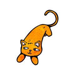 funny cartoon cat