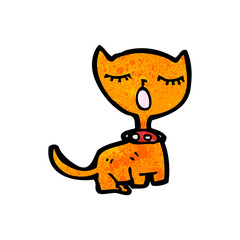 funny cartoon cat