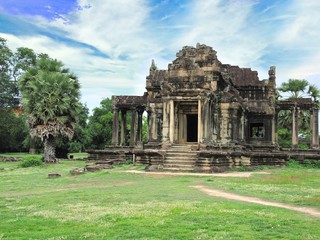 Fototapeta na wymiar Angkor Wat of UNESCO's world heritage in Siem Reap, Cambodia