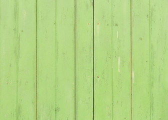 Alte grüne Bretterwand