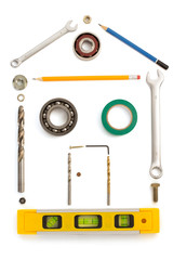 engineering concept isolated on white